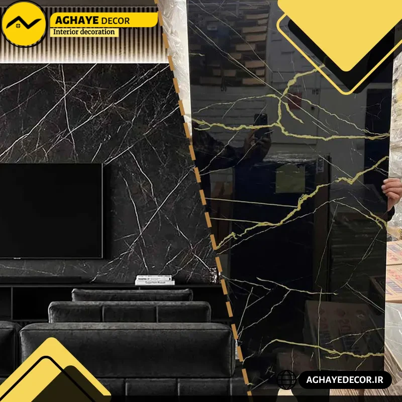 انتخاب بهترین ماربل شیت برای دیوار پشت تلویزیون