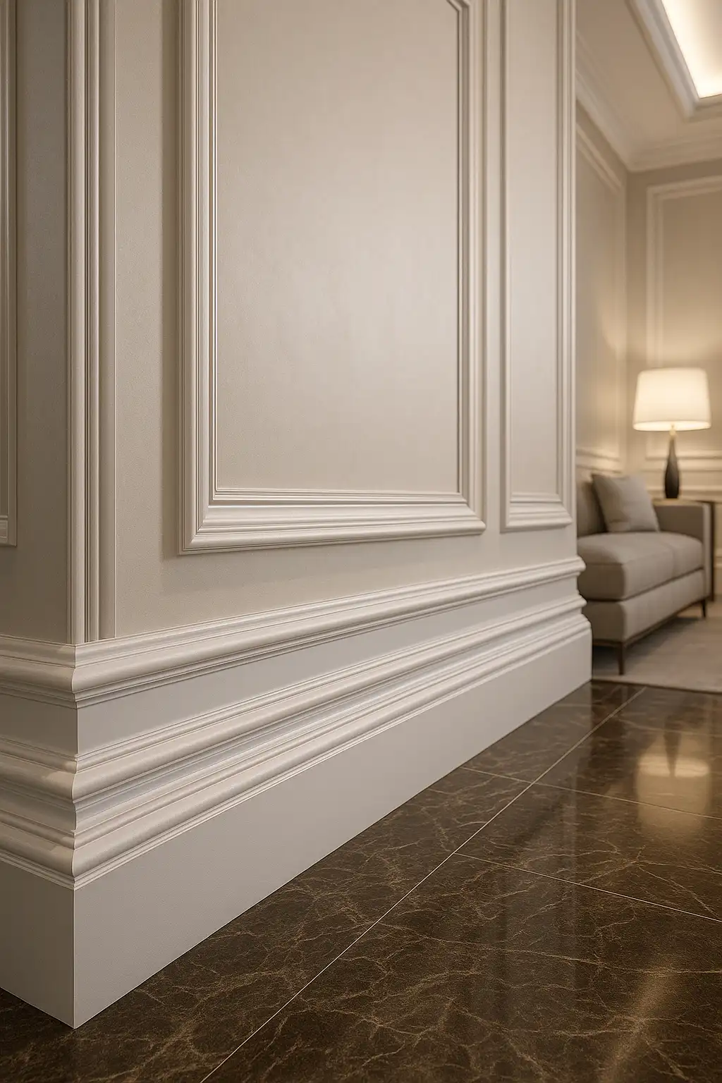 مرز ظرافت و زیبایی در دکوراسیون – قرنیزهایی که فضا را لوکس میکنند